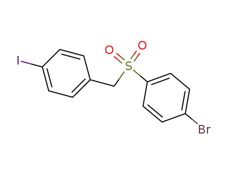 (4-bromo-phenyl)-(4-iodo-benzyl)-sulfone