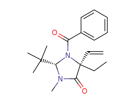 (2S,5R)-1-Benzoyl-2-(tert-butyl)-5-ethyl-3-methyl-5-vinylimidazolidin-4-on