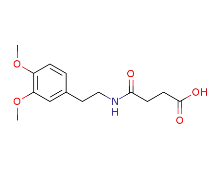 Molecular Structure of 41828-91-5 (<i>N</i>-(3,4-dimethoxy-phenethyl)-succinamic acid)
