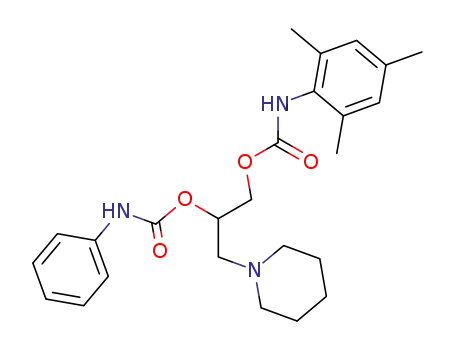 1-mesitylcarbamoyloxy-2-phenylcarbamoyloxy-3-piperidino-propane