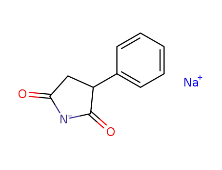 Molecular Structure of 54807-40-8 (2,5-Pyrrolidinedione, 3-phenyl-, sodium salt)