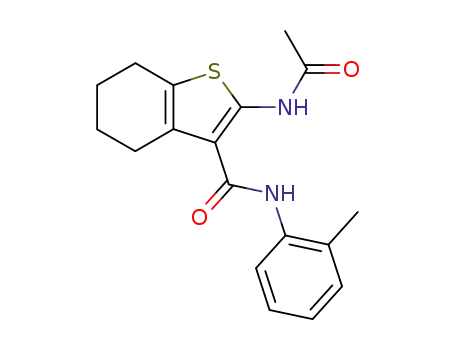 2-acetamido-N-(2-methylphenyl)-4,5,6,7-tetrahydro-1-benzothiophene-3-carboxamide