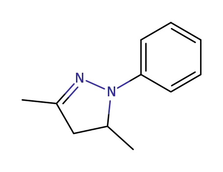 1H-Pyrazole, 4,5-dihydro-3,5-dimethyl-1-phenyl-
