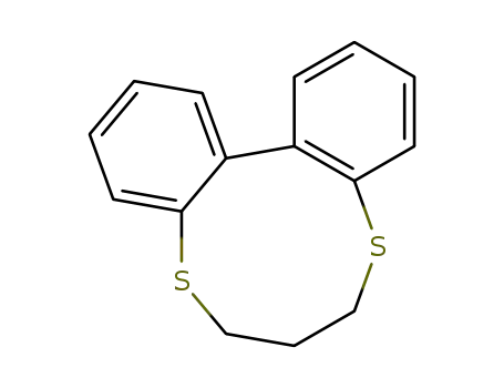 Molecular Structure of 23019-53-6 (6H-Dibenzo[f,h][1,5]dithionin,7,8-dihydro-)