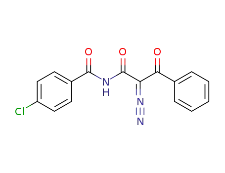 <i>N</i>-(4-chloro-benzoyl)-2-diazo-3-oxo-3-phenyl-propionamide