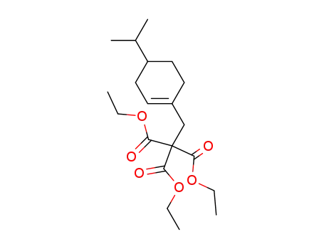 Molecular Structure of 13976-80-2 (1-p-Menthen-7-yl-tricarbaethoxy-methan)