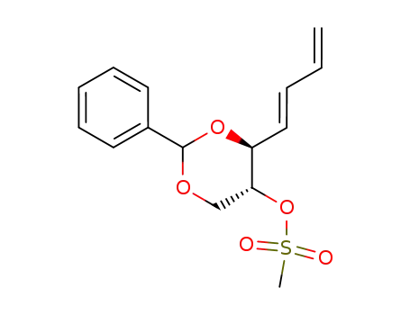 Methanesulfonic acid (4S,5R)-4-((E)-buta-1,3-dienyl)-2-phenyl-[1,3]dioxan-5-yl ester