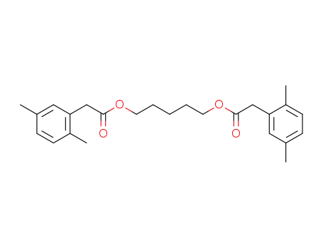 (2,5-Dimethyl-phenyl)-acetic acid 5-[2-(2,5-dimethyl-phenyl)-acetoxy]-pentyl ester