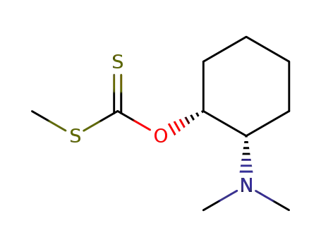 Dithiokohlensaeure-O-<D,L-cis-2-dimethylamino-cyclohexylester>-S-methylester