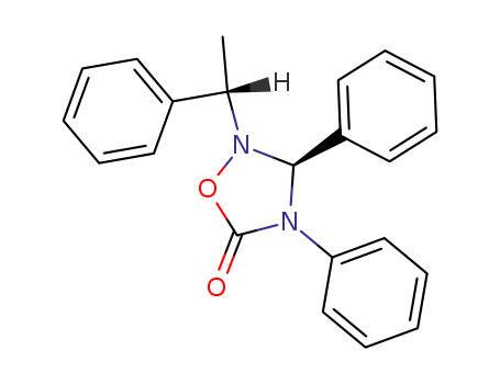 (<i>S</i>)-3,4-diphenyl-2-((<i>S</i>)-1-phenyl-ethyl)-[1,2,4]oxadiazolidin-5-one