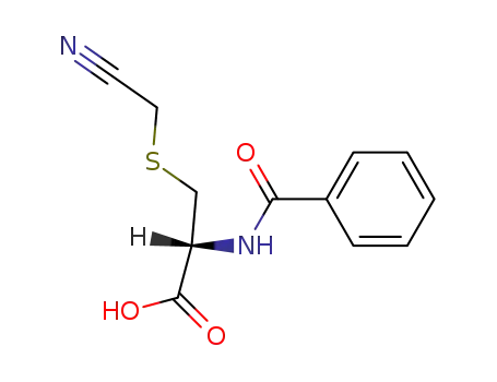 <i>N</i>-benzoyl-<i>S</i>-cyanomethyl-L-cysteine