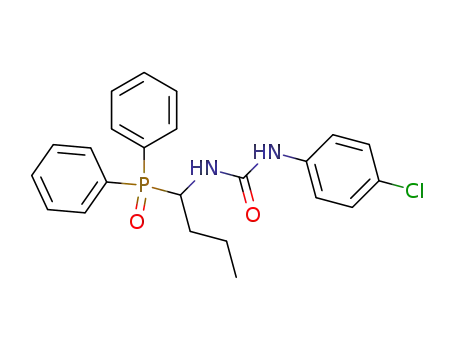 Urea, N-(4-chlorophenyl)-N'-[1-(diphenylphosphinyl)butyl]-