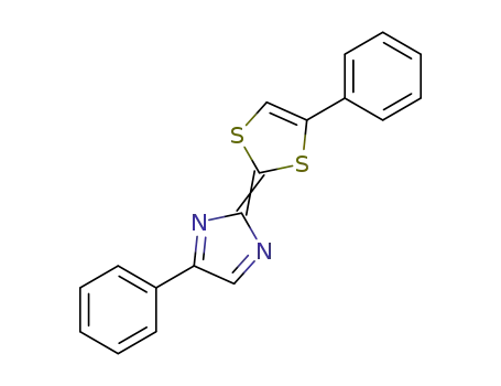 4-phenyl-2-(4-phenyl-[1,3]dithiol-2-ylidene)-2<i>H</i>-imidazole