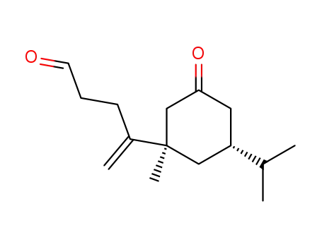 4-((1R,3R)-3-Isopropyl-1-methyl-5-oxo-cyclohexyl)-pent-4-enal