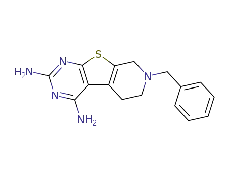 5,6,7,8-tetrahydro-7-(benzyl)-pyrido[4',3':4,5]thieno[2,3-D]pyrimidin-2,4-diamine