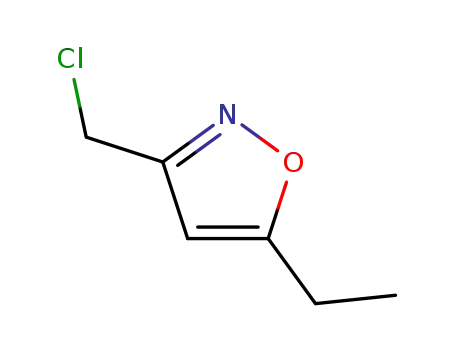 Molecular Structure of 122221-01-6 (3-(CHLOROMETHYL)-5-ETHYLISOXAZOLE)