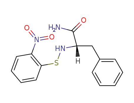 Benzenepropanamide, a-[[(2-nitrophenyl)thio]amino]-, (S)-