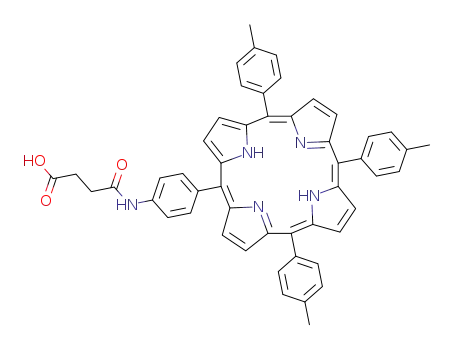 N-[4-((5Z,10Z,14Z,19Z)-10,15,20-Tri-p-tolyl-porphyrin-5-yl)-phenyl]-succinamic acid