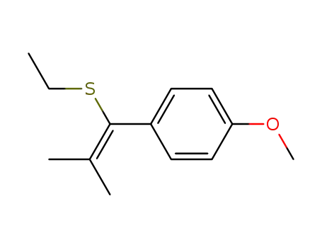 1-(1-Ethylsulfanyl-2-methyl-propenyl)-4-methoxy-benzene