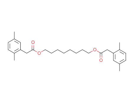 Molecular Structure of 55312-94-2 ((2,5-Dimethyl-phenyl)-acetic acid 8-[2-(2,5-dimethyl-phenyl)-acetoxy]-octyl ester)