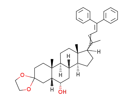 3,3-ethanediyldioxy-24,24-diphenyl-5β-chola-20(22)ξ,23-dien-6α-ol