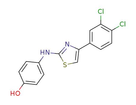 4-[4-(3,4-dichloro-phenyl)-thiazol-2-ylamino]-phenol