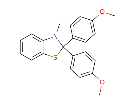 2,2-bis-(4-methoxy-phenyl)-3-methyl-2,3-dihydro-benzothiazole