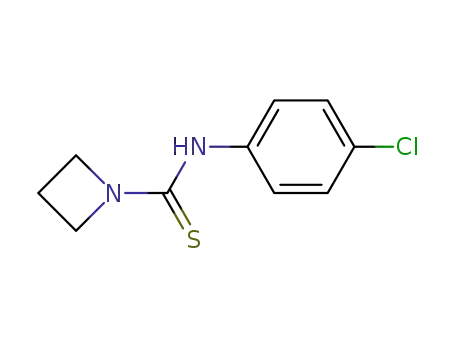 Molecular Structure of 75485-46-0 (azetidine-1-carbothioic acid 4-chloro-anilide)