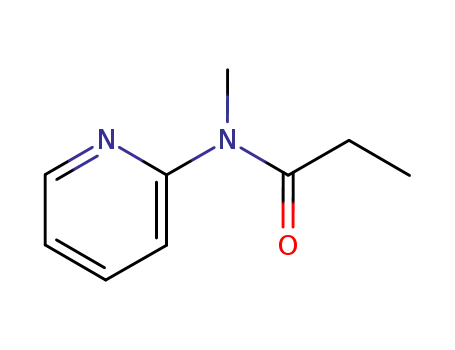 Molecular Structure of 71156-35-9 (Propanamide, N-methyl-N-2-pyridinyl-)