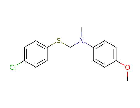n-{[(4-Chlorophenyl)sulfanyl]methyl}-4-methoxy-n-methylaniline