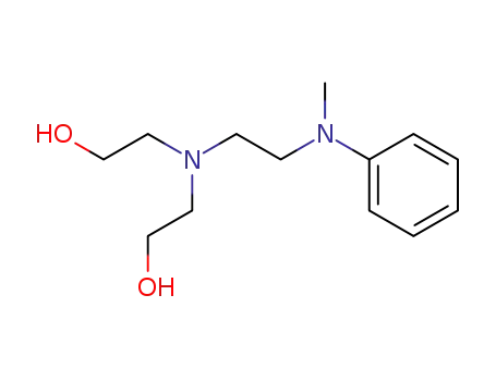 Molecular Structure of 92107-24-9 (N-Methyl-N-phenyl-N',N'-bis-(2-hydroxy-aethyl)-aethylendiamin)