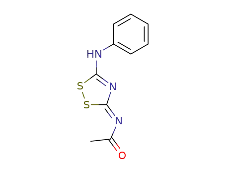 <i>N</i>-((<i>Z</i>)-5-anilino-[1,2,4]dithiazol-3-ylidene)-acetamide