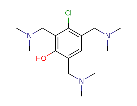 3-chloro-2,4,6-tris-dimethylaminomethyl-phenol