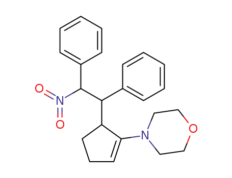 4-[5-(2-nitro-1,2-diphenyl-ethyl)-cyclopent-1-enyl]-morpholine