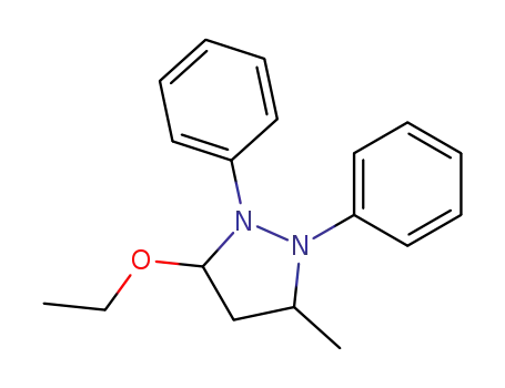 3-ethoxy-5-methyl-1,2-diphenyl-pyrazolidine