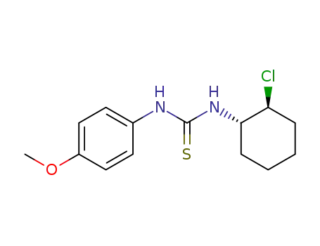 1-(<i>trans</i>-2-chloro-cyclohexyl)-3-(4-methoxy-phenyl)-thiourea