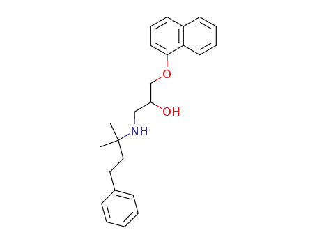 1-(1,1-Dimethyl-3-phenyl-propylamino)-3-(naphthalen-1-yloxy)-propan-2-ol
