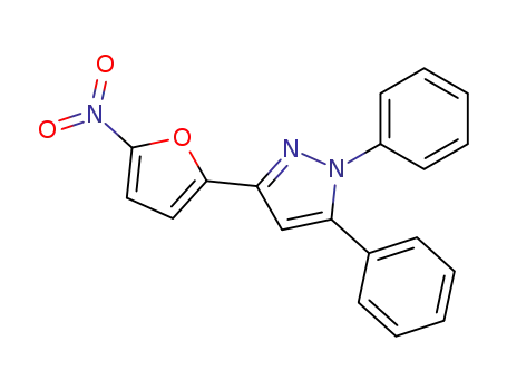 3-(5-nitro-furan-2-yl)-1,5-diphenyl-1<i>H</i>-pyrazole