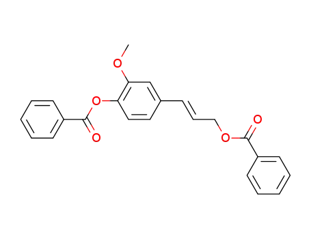 Phenol, 4-[3-(benzoyloxy)-1-propenyl]-2-methoxy-, benzoate, (E)-