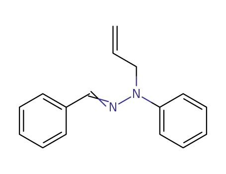 Molecular Structure of 61908-60-9 (Benzaldehyde, phenyl-2-propenylhydrazone)