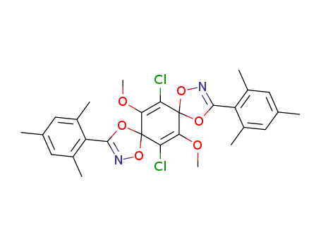 6,13-dichloro-7,14-dimethoxy-3,11-bis-(2,4,6-trimethyl-phenyl)-1,4,9,12-tetraoxa-2,10-diaza-dispiro[4.2.4.2]tetradeca-2,6,10,13-tetraene