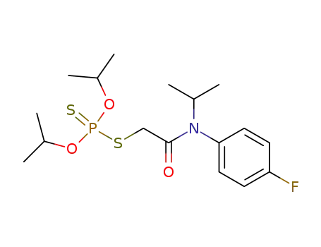 Dithiophosphoric acid S-{[(4-fluoro-phenyl)-isopropyl-carbamoyl]-methyl} ester O,O'-diisopropyl ester