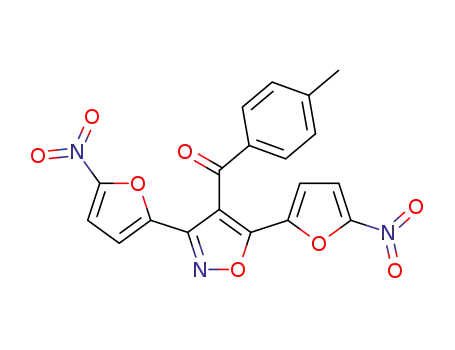 [3,5-bis-(5-nitro-furan-2-yl)-isoxazol-4-yl]-<i>p</i>-tolyl-methanone