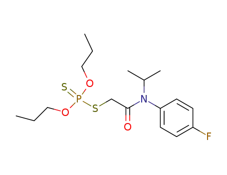 Dithiophosphoric acid S-{[(4-fluoro-phenyl)-isopropyl-carbamoyl]-methyl} ester O,O'-dipropyl ester