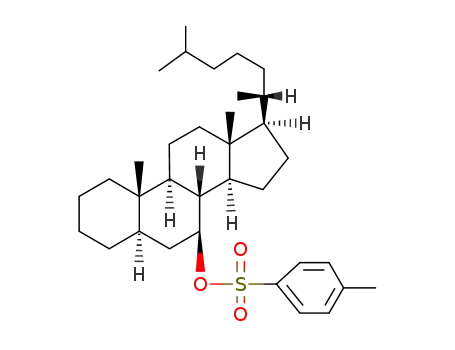 7β-(toluene-4-sulfonyloxy)-5α-cholestane