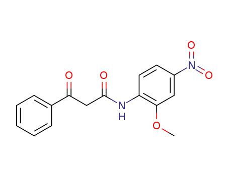 3-oxo-3-phenyl-propionic acid-(2-methoxy-4-nitro-anilide)