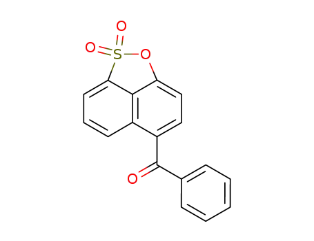 Molecular Structure of 861048-17-1 (6-benzoyl-naphth[1,8-<i>cd</i>][1,2]oxathiol-2,2-dioxide)