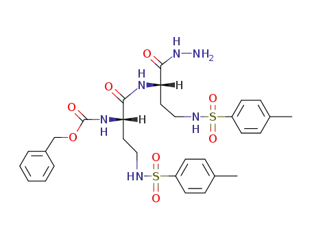 (<i>S</i>)-2-{(<i>S</i>)-[2-benzyloxycarbonylamino-4-(toluene-4-sulfonylamino)-butyryl]-amino}-4-(toluene-4-sulfonylamino)-butyric acid hydrazide