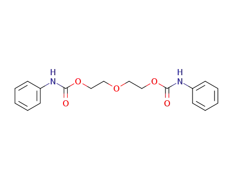Molecular Structure of 7606-88-4 (Ethanol, 2,2'-oxybis-, bis(phenylcarbamate))