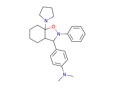 <i>N</i>,<i>N</i>-dimethyl-4-(2-phenyl-7a-pyrrolidin-1-yl-octahydro-benzo[<i>d</i>]isoxazol-3-yl)-aniline